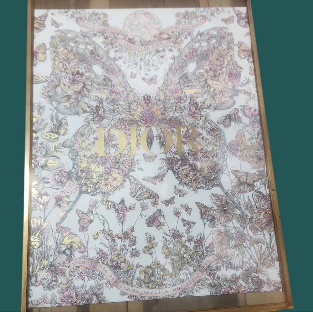 FRAME Dior Butterfly Art Print i